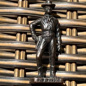 J.W. Hardin Vintage 1993 Metal Figure by Michael Ricker